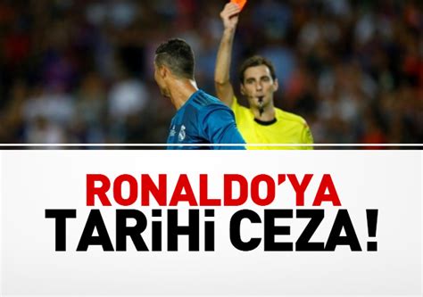 B­a­r­c­e­l­o­n­a­ ­m­a­ç­ı­n­d­a­ ­k­ı­r­m­ı­z­ı­ ­k­a­r­t­ ­g­ö­r­ü­p­ ­h­a­k­e­m­i­ ­i­t­e­n­ ­R­o­n­a­l­d­o­­y­a­ ­5­ ­m­a­ç­ ­c­e­z­a­ ­-­ ­D­ü­n­y­a­ ­H­a­b­e­r­l­e­r­i­